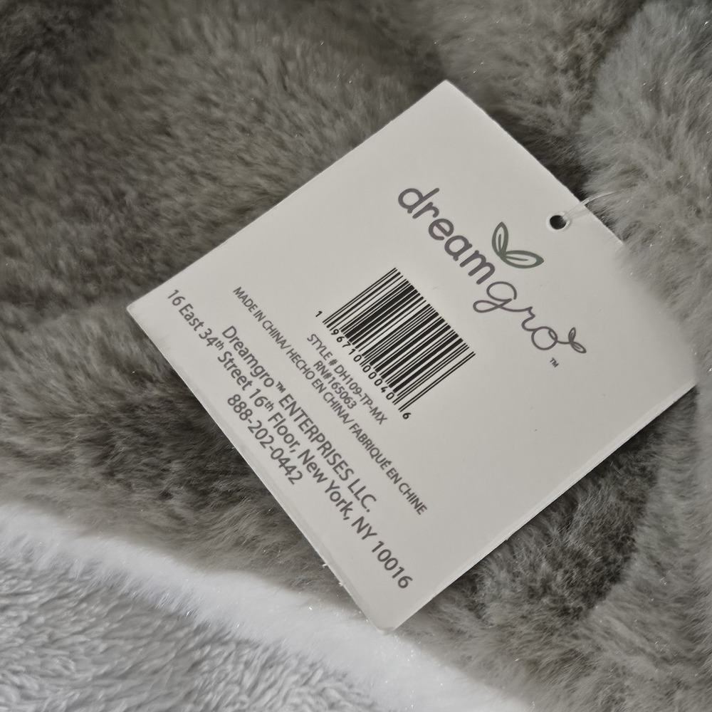 Dreamgro Koala Buddy Blankie Grey White Plush Security Blanket Lovey DH109-TP-MX - Picture 7 of 9